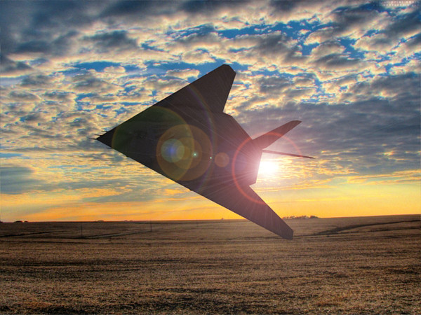 f-117 nighthawk 3d 3ds - F-117 Nighthawk by fabelar