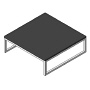 Table - Boss Design - Layla Coffee Table - Square