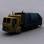 3d ready garbage truck model