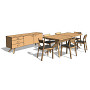 Cross Extension Dining Set