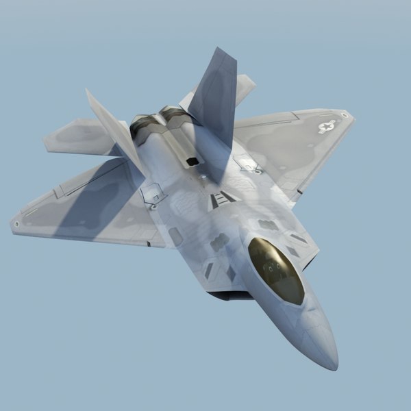 3ds f22a raptor f-22 fighter - F22A Raptor 3DModel... by ES3DStudios