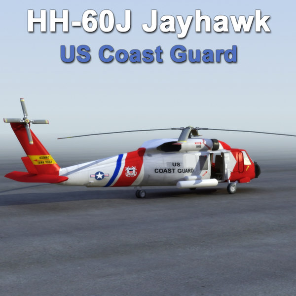 hh60j jayhawk 3d model - HH60J Jayhawk VRay... by ES3DStudios