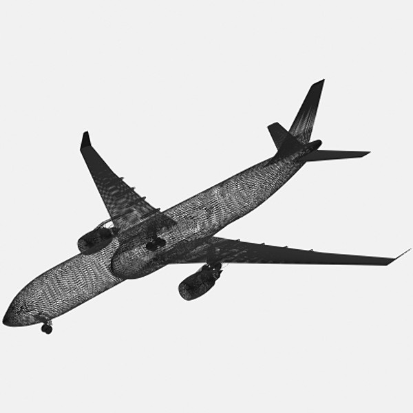 airbus a330-300 qantas 3d lwo - Airbus A330-300 Qantas by PedroFaut