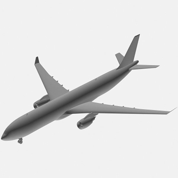 airbus a330-300 qantas 3d lwo - Airbus A330-300 Qantas by PedroFaut