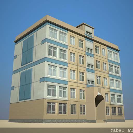 lightwave building games - Bank Building Lowpoly by sabah_au