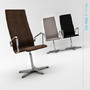 oxford chairs 3d model