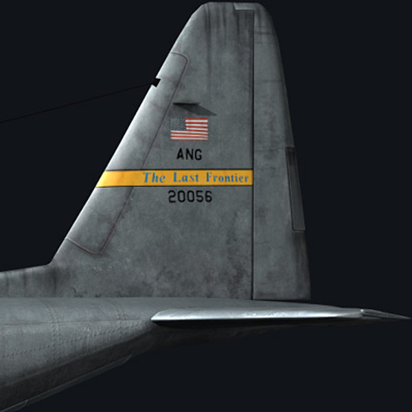 3d c-130 hercules military transport - C-130 Hercules by earth art