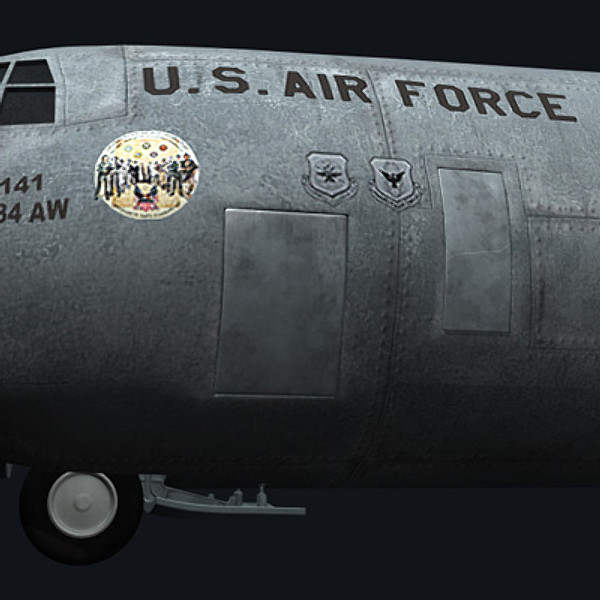 3d c-130 hercules military transport - C-130 Hercules by earth art