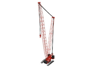 crawler crane 18000 3d model - 18000_Crane.max by danpryce