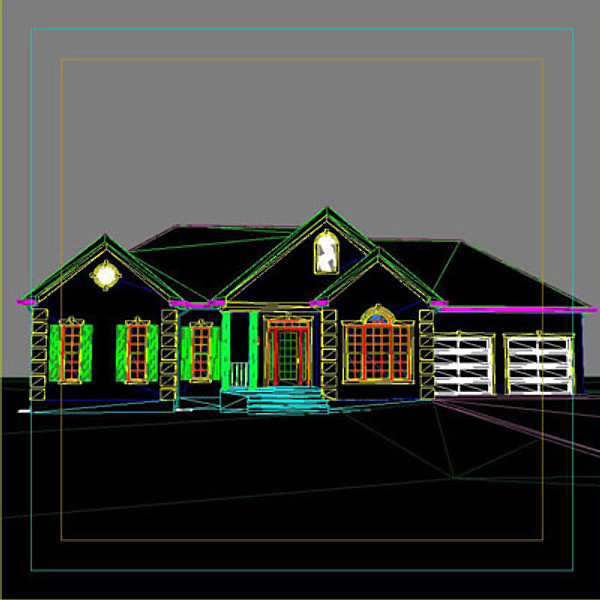 3d model of story exterior - A2107D.zip by savitch