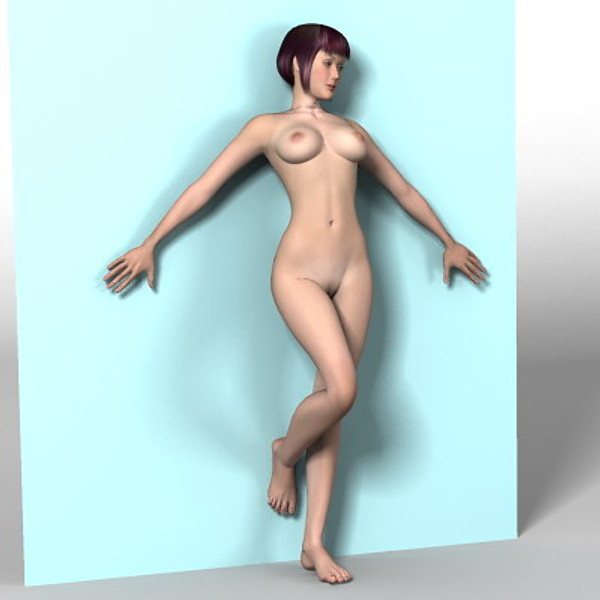3d biped physique woman sandra model - Sandra.zip by 3dMag