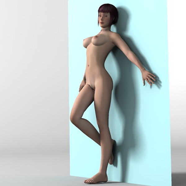 3d biped physique woman sandra model - Sandra.zip by 3dMag