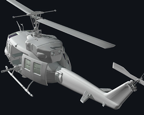3d helicopter iroquois huey model - UH1N Iroquois(huey) by earth art