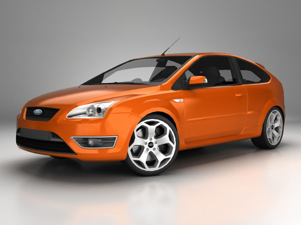 3d model focus interiors car - Ford Focus ST by fabelar