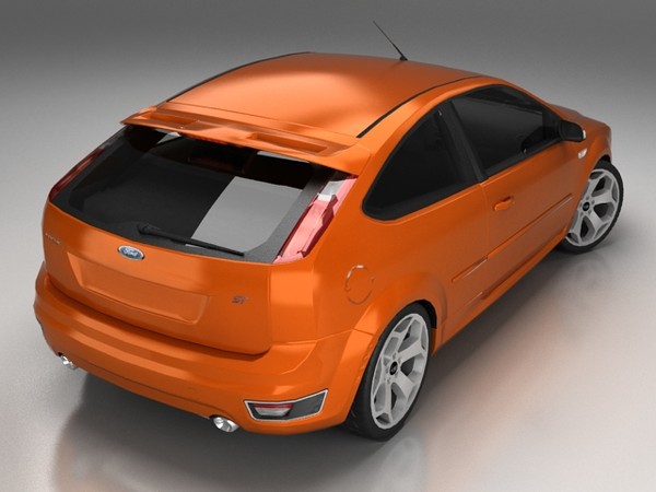 3d model focus interiors car - Ford Focus ST by fabelar