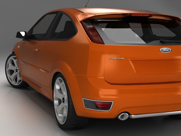 3d model focus interiors car - Ford Focus ST by fabelar