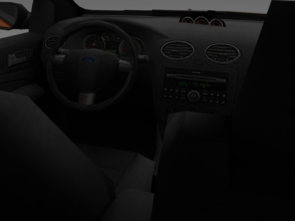 3d model focus interiors car - Ford Focus ST by fabelar