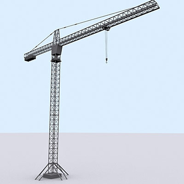 tower crane 3d model - Tower crane 3ds... by QLEE
