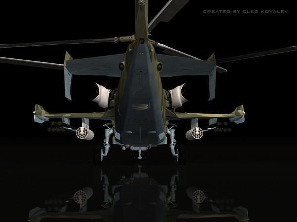 3d russian attack helicopter ka-50 model - Ka-50 Hokum (pro edition).part01.rar by Oleg88Russia