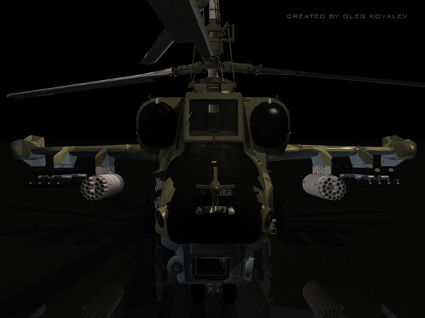 3d russian attack helicopter ka-50 model - Ka-50 Hokum (pro edition).part01.rar by Oleg88Russia