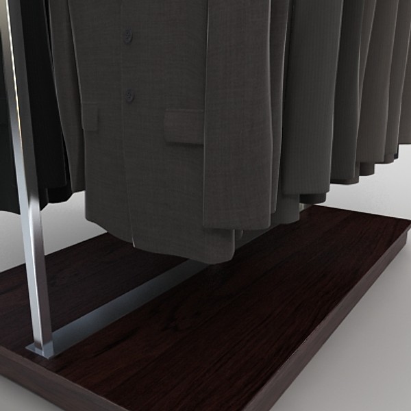 suit rack 3d max - suit rack by monkeyodoom
