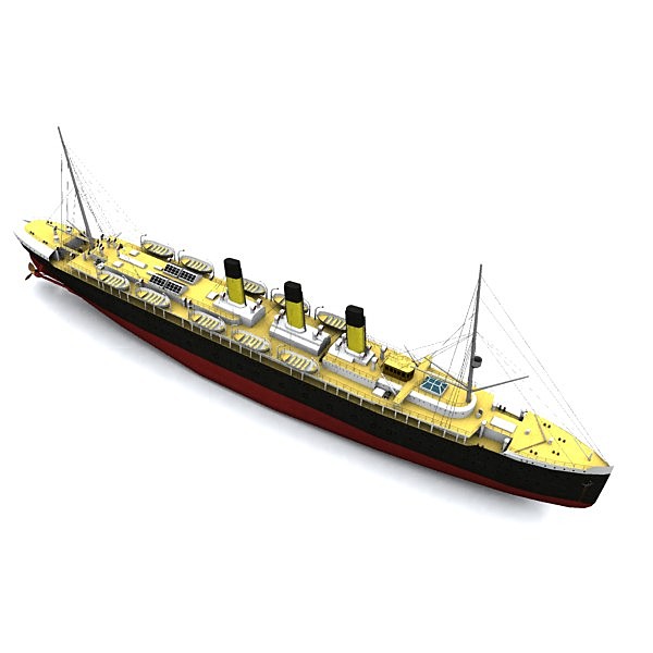 ocean liner 3d model - Kuban.rar by vadikgg
