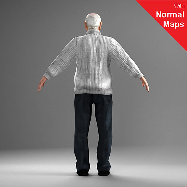 3d model axyz rigged characters - CMan0028-FBX by axyzdesign