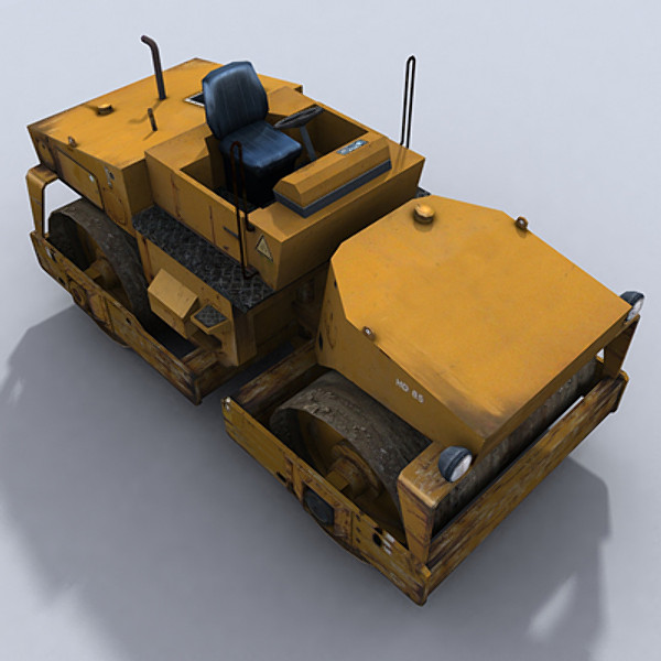 maya roller vehicle heavy - Roller 2 by papillon