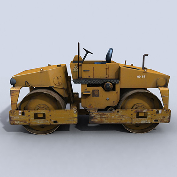 maya roller vehicle heavy - Roller 2 by papillon