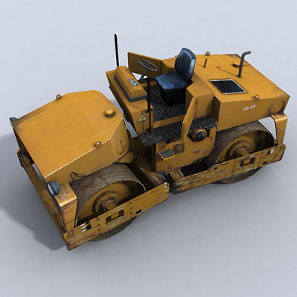 maya roller vehicle heavy - Roller 2 by papillon
