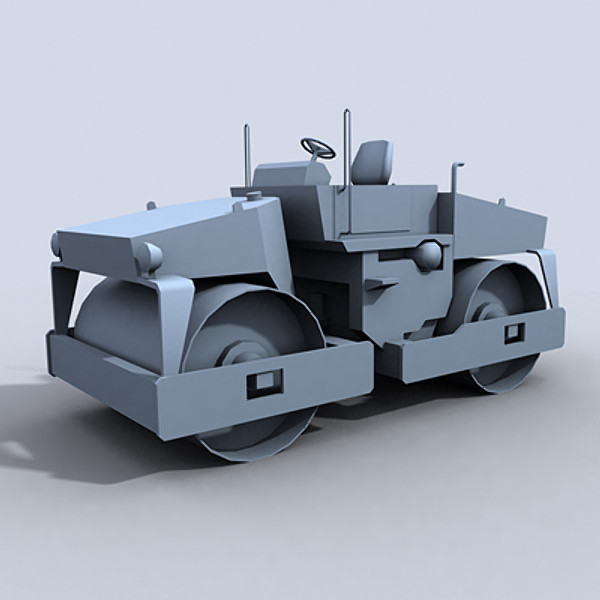 maya roller vehicle heavy - Roller 2 by papillon