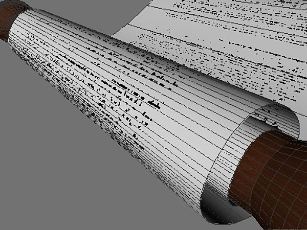 papyrus scroll 3d model - Ancient Papyrus Scroll... by Whong
