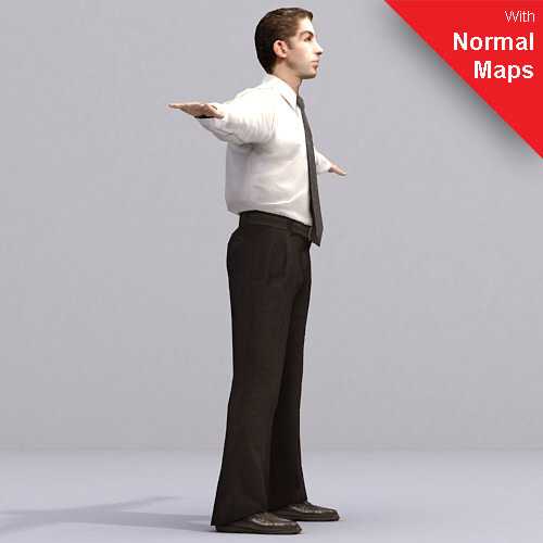 fbx axyz rigged characters - AMan0003-FBX by axyzdesign