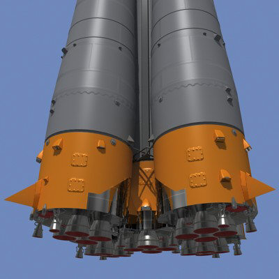 3ds space launcher soyuz-fg-cargo - SPACE LAUNCHER SOYUZ-FG-CARGO... by Sculptor