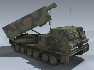 m270 mlrs nato 3d model - M270 MLRS (NATO) by Mesh Factory