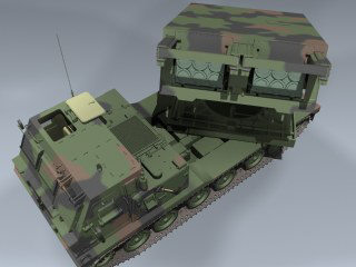 m270 mlrs nato 3d model - M270 MLRS (NATO) by Mesh Factory