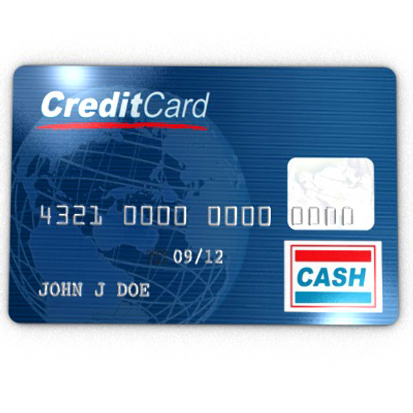 credit card 3d 3ds - Credit Card by Marketing Arts Group