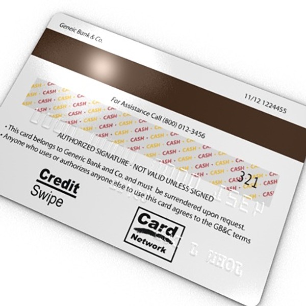 credit card 3d 3ds - Credit Card by Marketing Arts Group