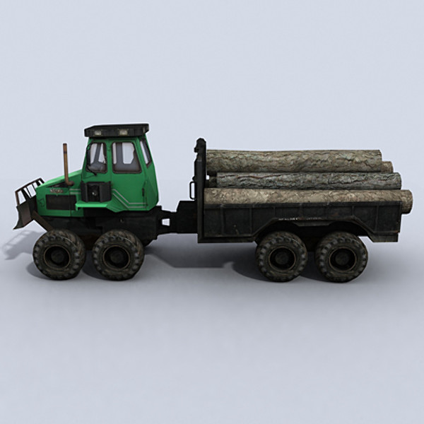 3dsmax forwarder truck vehicle - Forwarder 1 by papillon