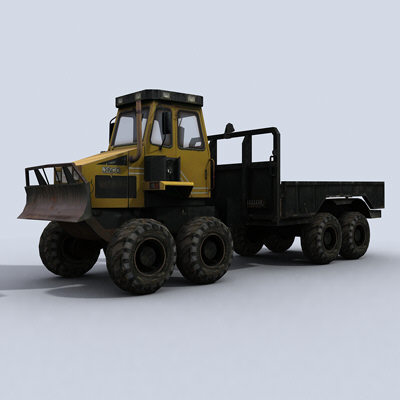3dsmax forwarder truck vehicle - Forwarder 1 by papillon