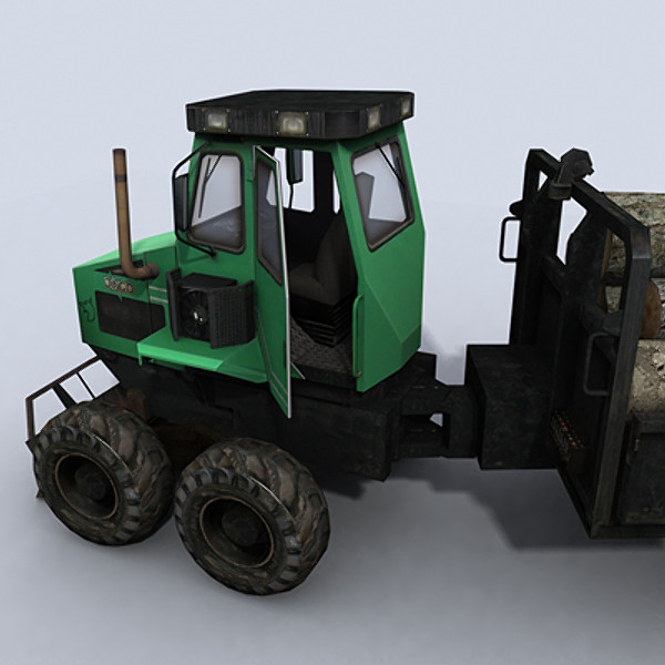 3dsmax forwarder truck vehicle - Forwarder 1 by papillon