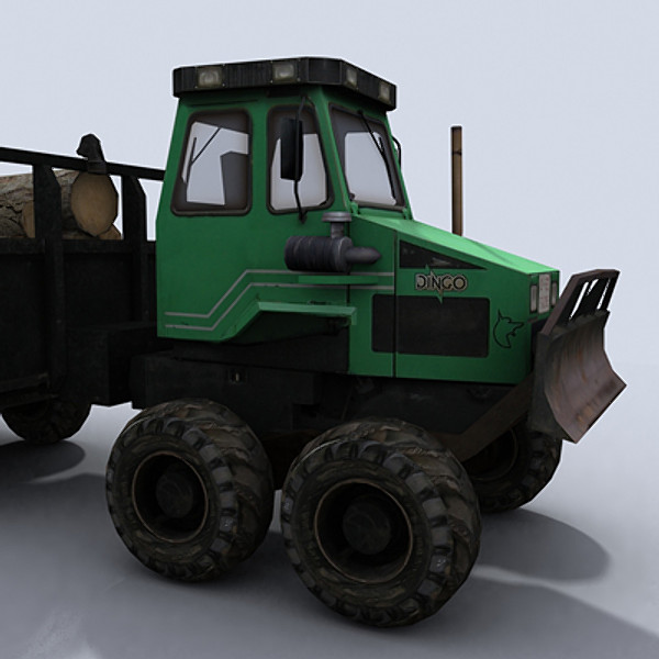 3dsmax forwarder truck vehicle - Forwarder 1 by papillon