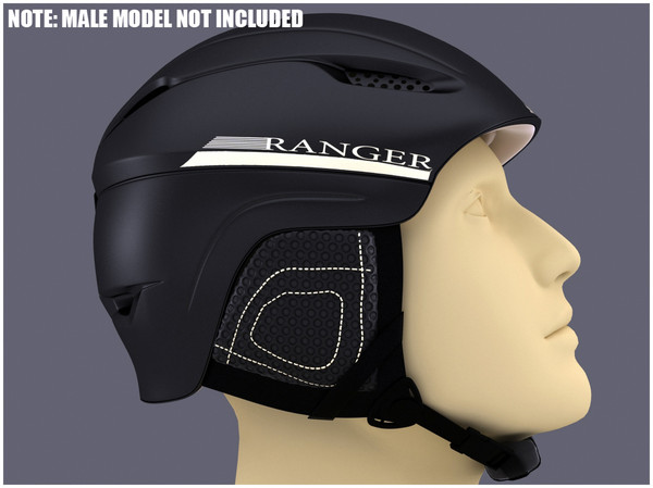 3d model winter sports helmet ski - Winter Sports Helmet and Ski Goggles by Tornado Studio