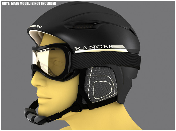 3d model winter sports helmet ski - Winter Sports Helmet and Ski Goggles by Tornado Studio