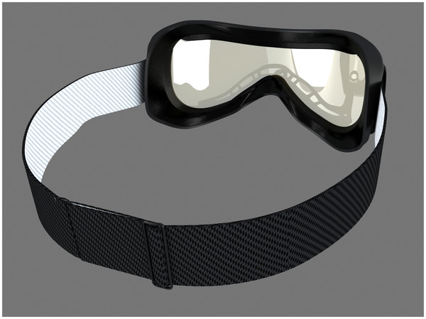 3d model winter sports helmet ski - Winter Sports Helmet and Ski Goggles by Tornado Studio