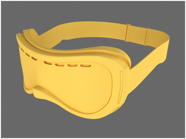 3d model winter sports helmet ski - Winter Sports Helmet and Ski Goggles by Tornado Studio