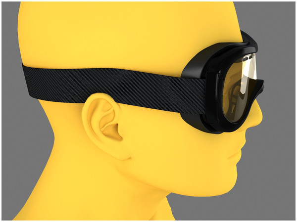3d model winter sports helmet ski - Winter Sports Helmet and Ski Goggles by Tornado Studio