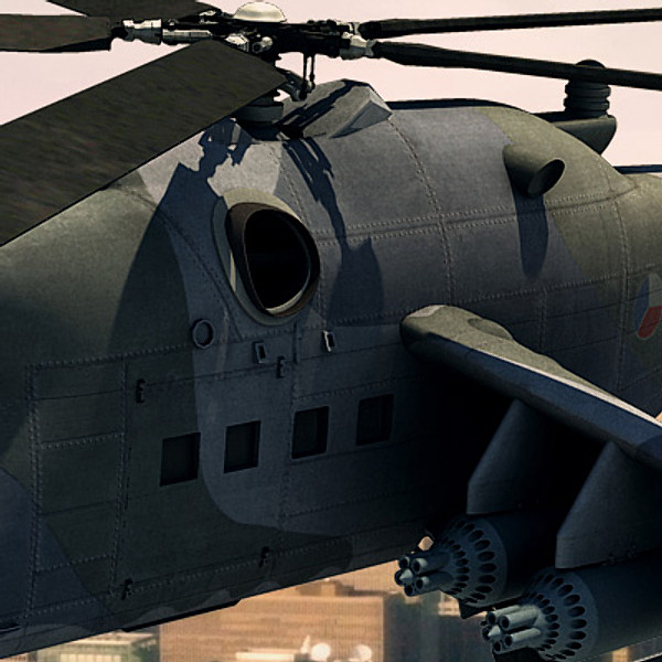 maya mi-24 helicopter hind - Mi-24 Hind by earth art