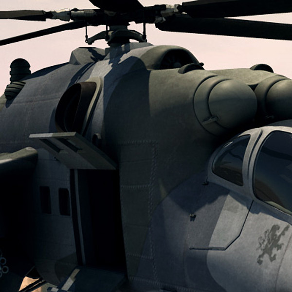 maya mi-24 helicopter hind - Mi-24 Hind by earth art