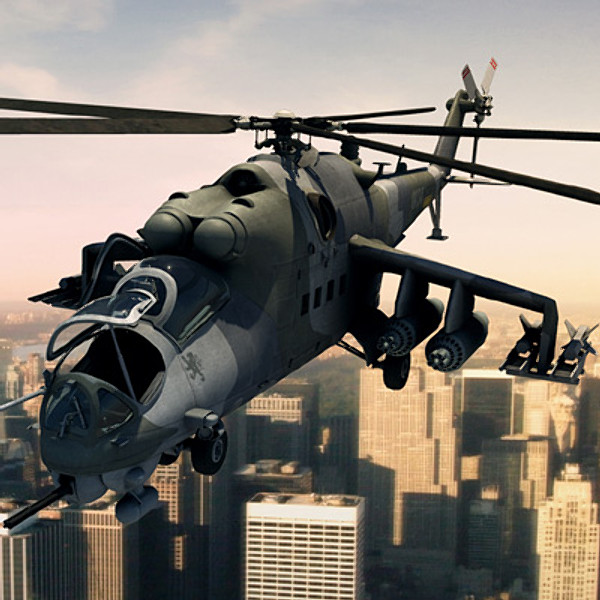 maya mi-24 helicopter hind - Mi-24 Hind by earth art